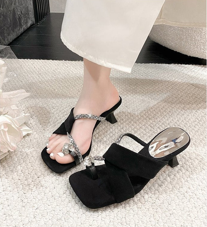 OrthoCare | Minimal Knot Strap Flat Slide Sandals