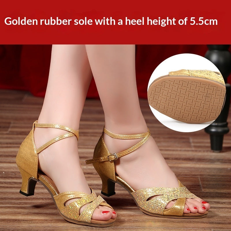 OrthoCare Synthetic Suede Latin Dance Shoes