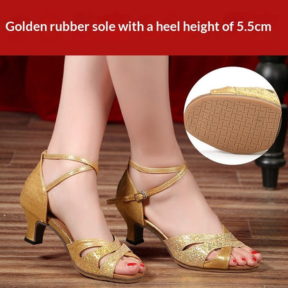 OrthoCare Synthetic Suede Latin Dance Shoes