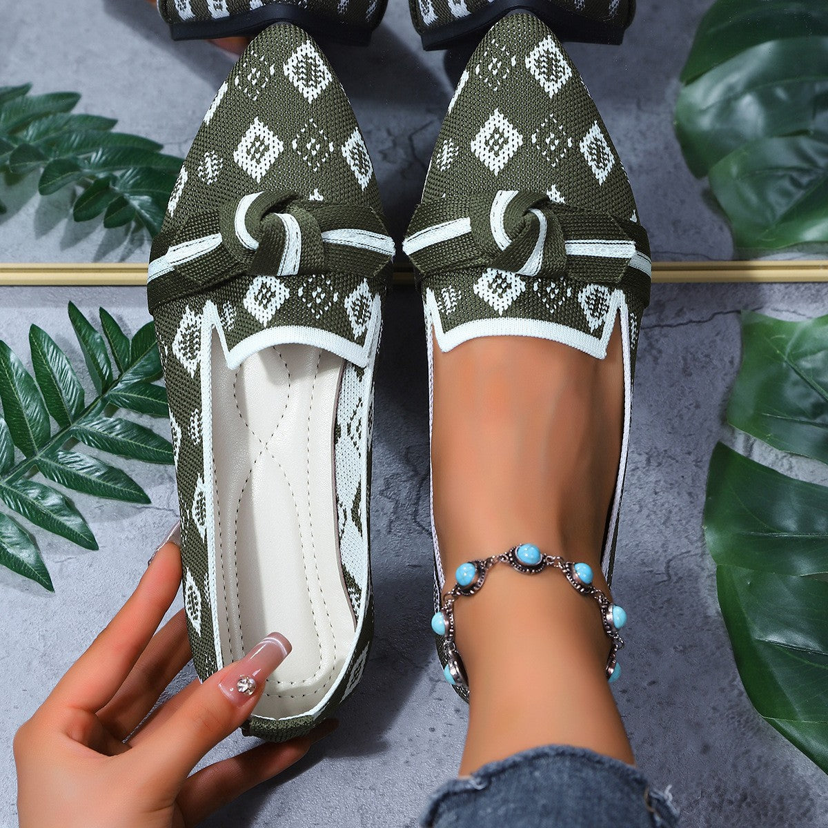 OrthoCare Comfortable Non-Slip Knotted Loafers