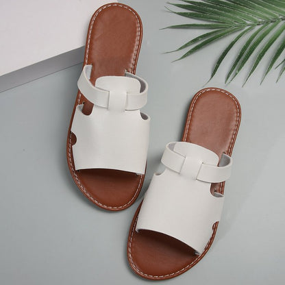 OrthoCare Plain Flat Slippers - Casual Elegance