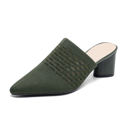 Meliora | Women’s Orthopedic Pointed Toe Mule Heels