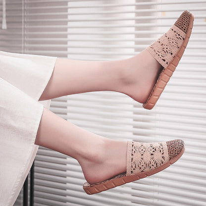 Yuliana | Women’s Orthopedic Woven Comfort Slide Slippers