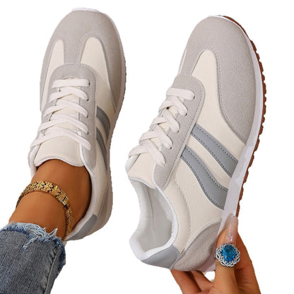 Cinzia | Women’s Orthopedic Retro Stripe Running Sneakers
