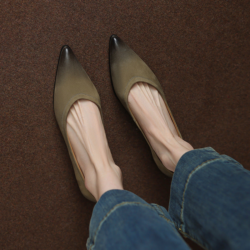 OrthoCare Pointed Toe Low-Cut Shoes - Comfort