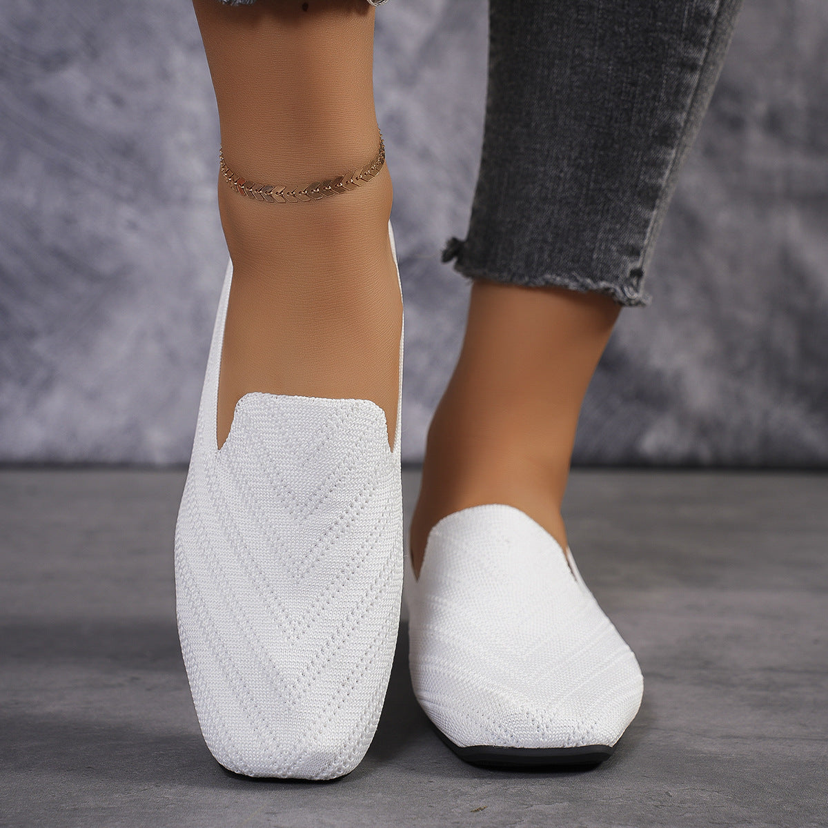 Anoura | Women’s Orthopedic Knit Slip-On Loafers