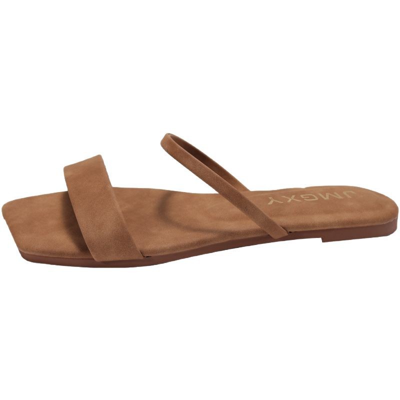 Jemira | Women’s Orthopedic Minimalist Square Toe Slide Sandals