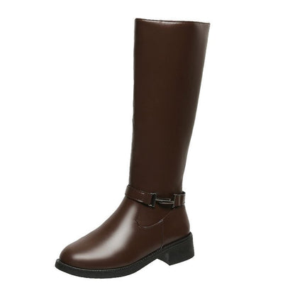 Isabel | Orthopedic Winter Chunky Heel Round Head Knight Over The Knee Boots