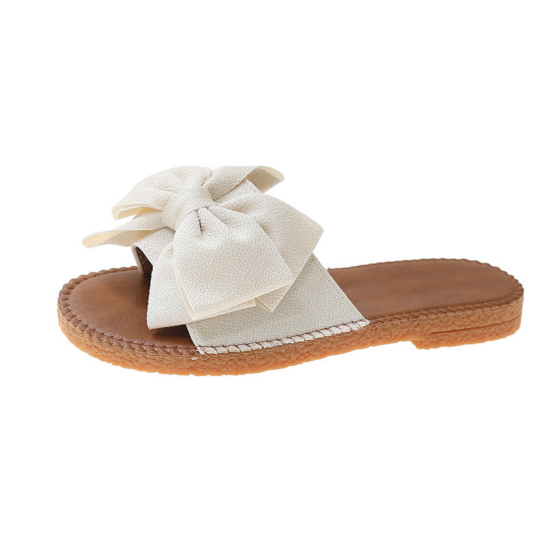 Mirabelle | Women’s Orthopedic Oversized Bow Slide Sandals