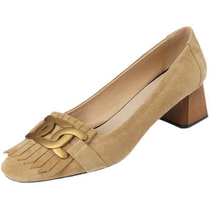 OrthoCare Tassel Shoes - Metal Buckle Comfort