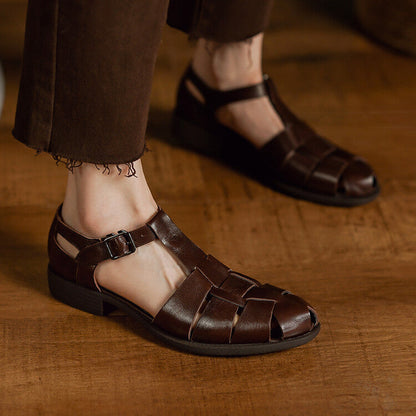 OrthoCare Roman Sandals - Low Heel Comfort