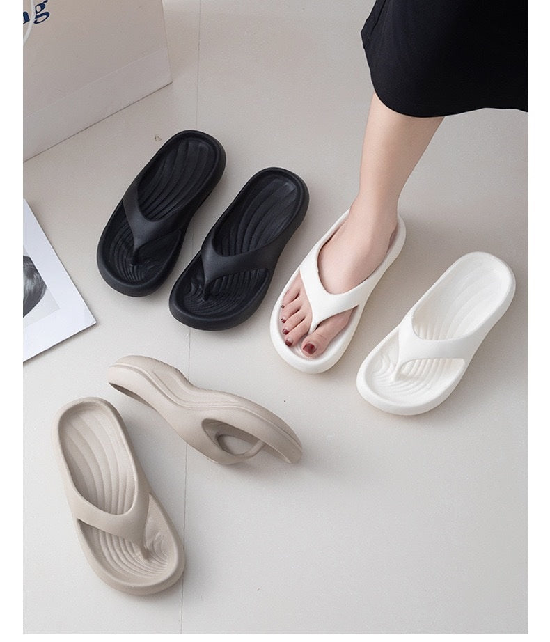 Ivessia | Women’s Orthopedic Platform Comfort Slide Sandals