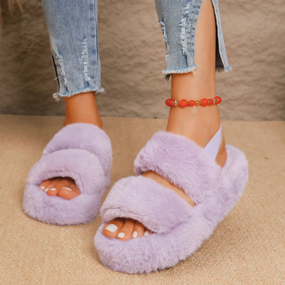 Giovelle | Women’s Orthopedic Plush Platform Slippers