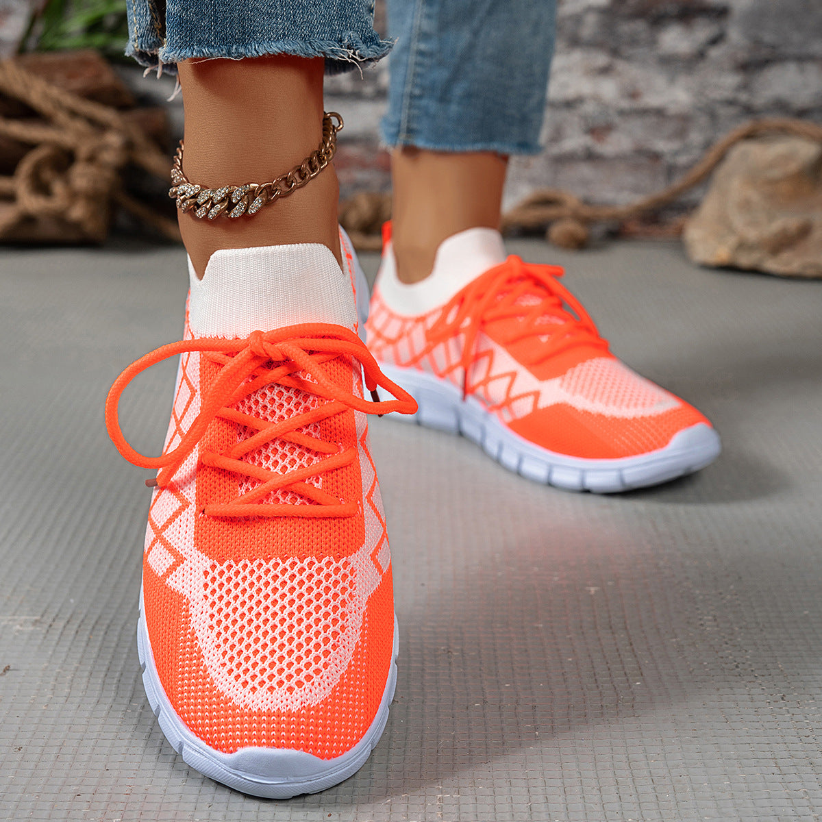 Magnolia | Women’s Orthopedic Breathable Knit Walking Sneakers