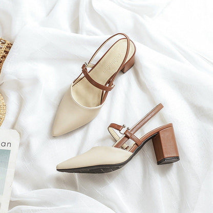 OrthoCare Trendy Open-Toe Heeled Shoes For Summer -