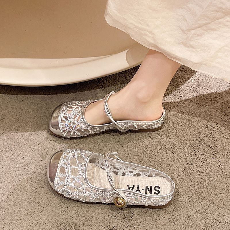 OrthoCare | Floral Lace Mary Jane Ballet Flats