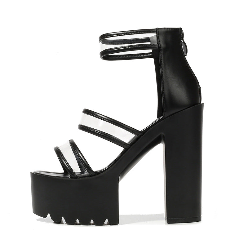 Zaria | Women’s Orthopedic Chunky Platform Strappy Heel Sandals