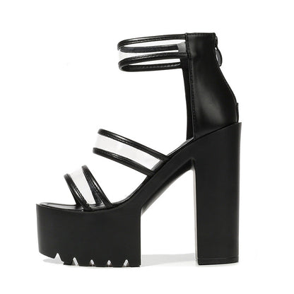 Zaria | Women’s Orthopedic Chunky Platform Strappy Heel Sandals