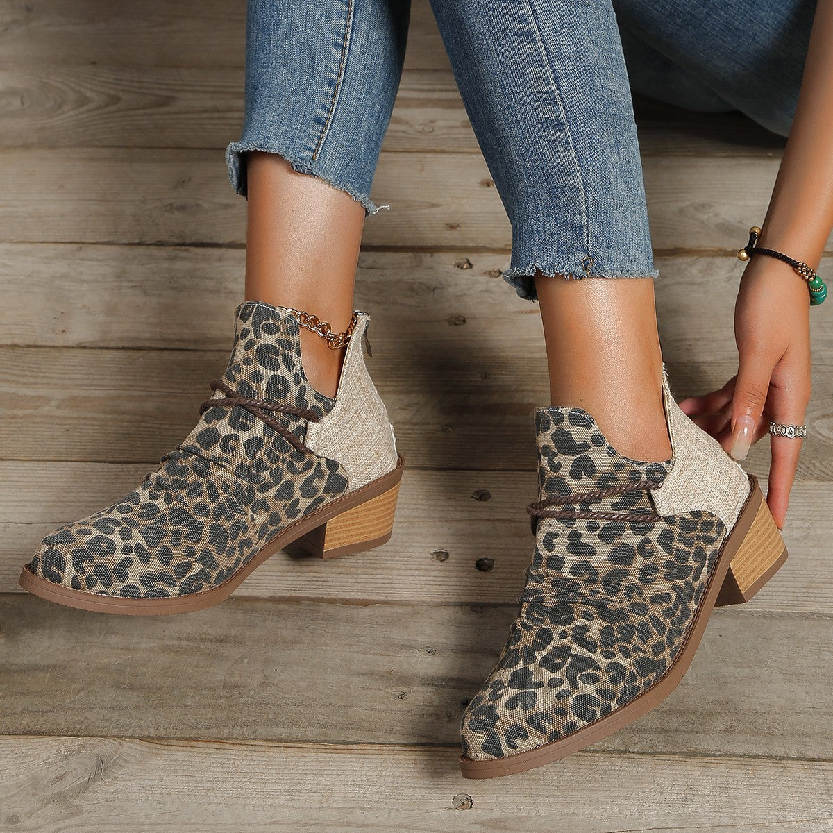 OrthoCare Suede Boots - Wide Fit Comfort