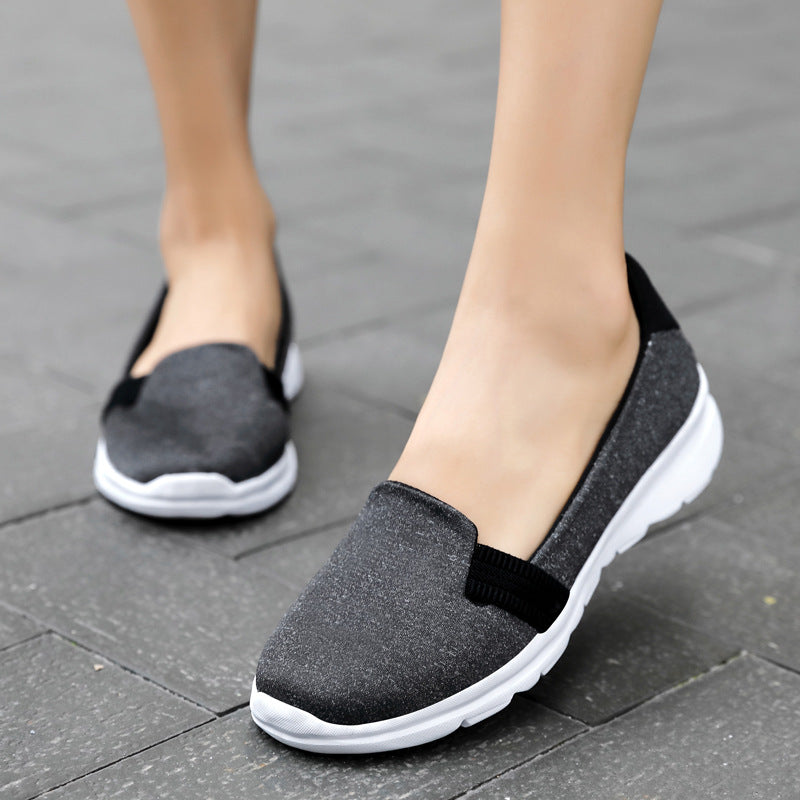 Orthopedic Lightweight Slip-On Shoes – Breathable Comfort Everyday Walking Flats