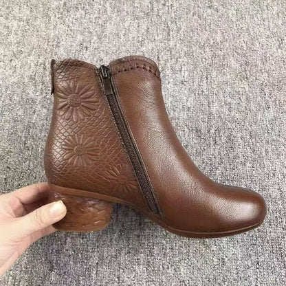 OrthoCare Winter Boots - Fleece Lined, Anti-Slip Heel