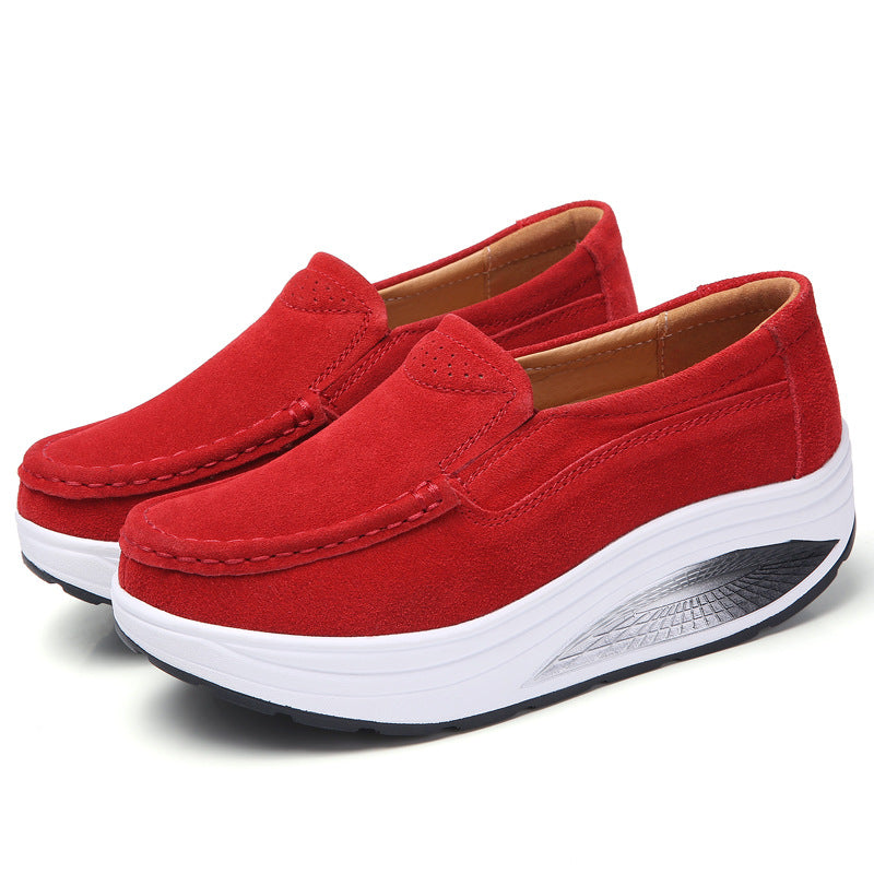 Orthopedic Platform Slip-On Loafers – Cushioned Lightweight Comfort Walking Shoes