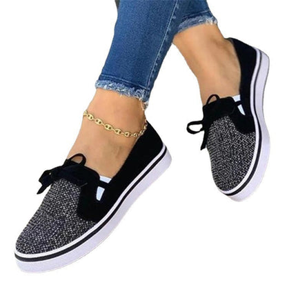 OrthoCare Flat Canvas Sneakers - Unique Elegance And Comfort