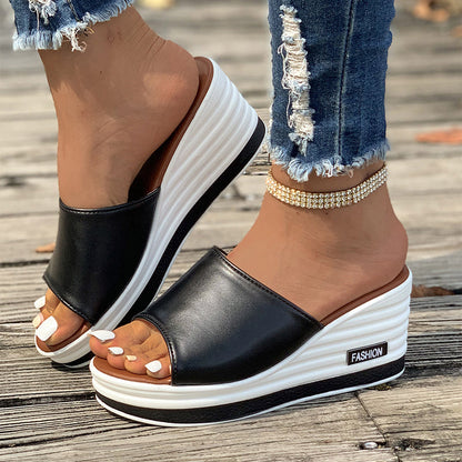OrthoCare Fish Mouth Heeled Sandals: Unique Summer Elegance