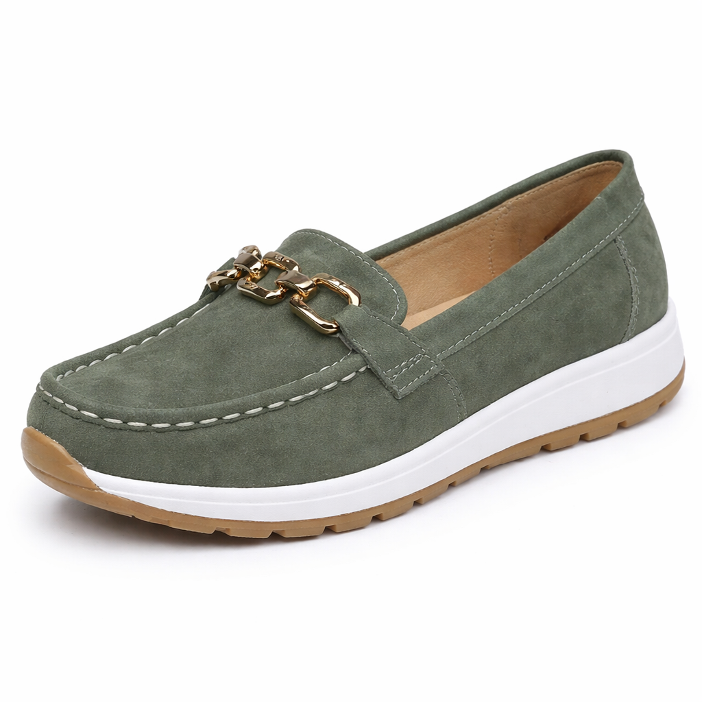 Orthopedic Chain Loafers – Cushioned Slip-On Comfort Walking Shoes