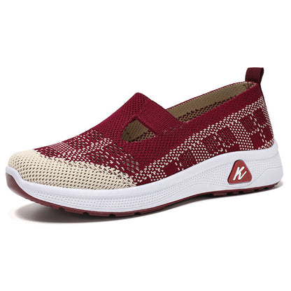 Orthopedic Slip-On Breathable Mesh Shoes – Lightweight Comfort Walking Sneakers
