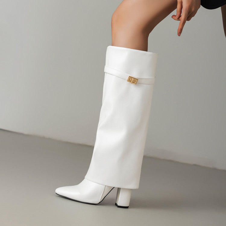 OrthoCare Mid-Calf Boots - Pointed Toe & Buckles