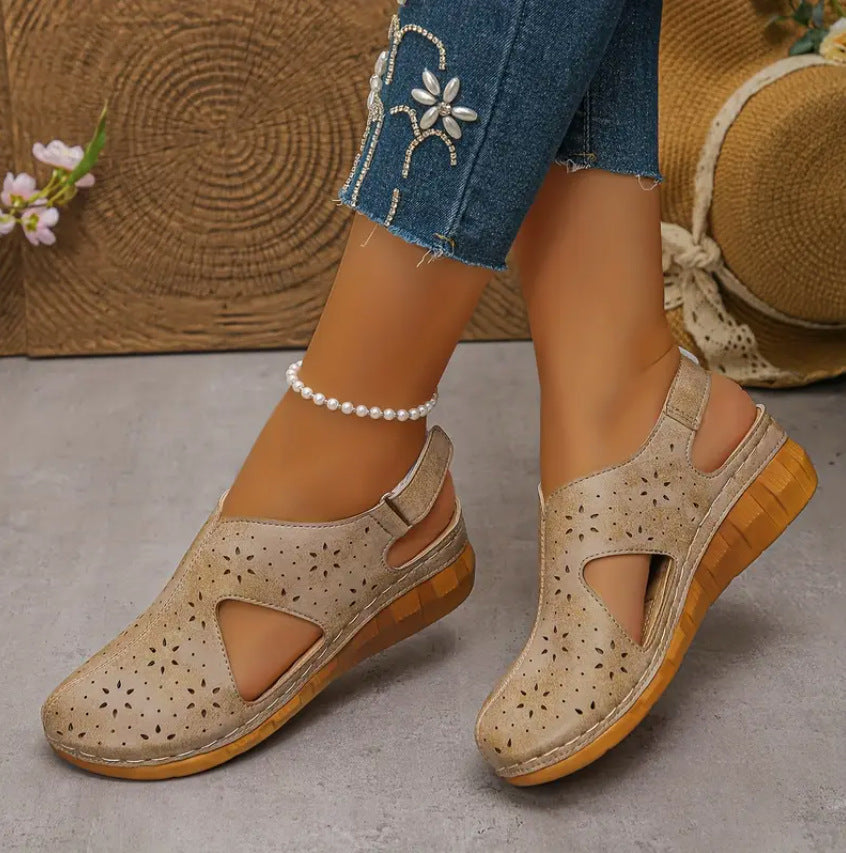 OrthoCare Wedge Sandals - Breathable Fishmouth Design