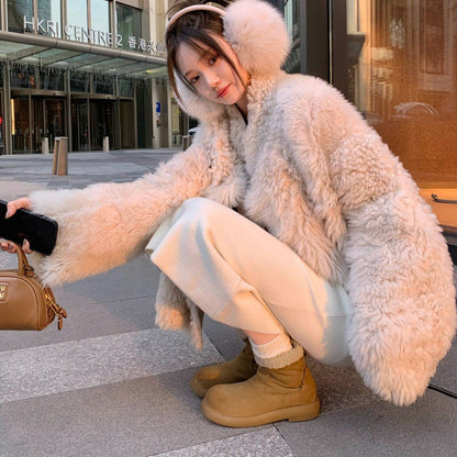 Lena | Orthopedic Fur-Cuff Suede Ankle Winter Boots