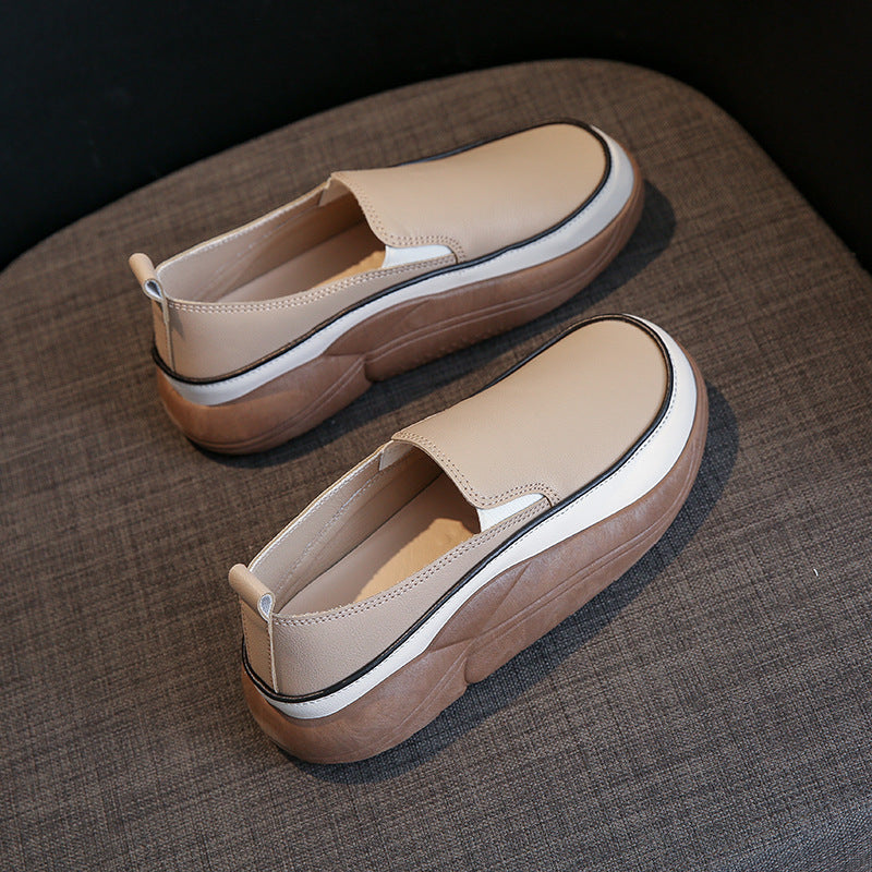 Orthopedic Platform Loafers – Cushioned Slip-On Comfort Walking Shoes