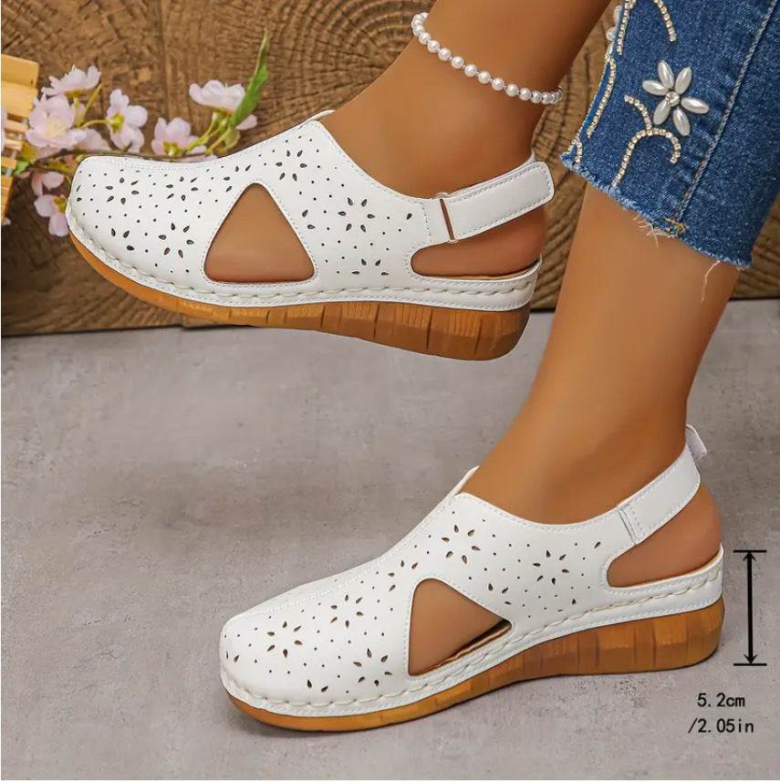 OrthoCare Wedge Sandals - Breathable Fishmouth Design