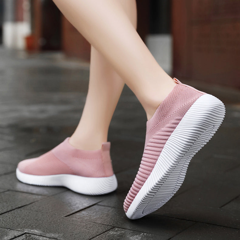 Orthopedic Balanc Women’s Slip-On Sneakers – Breathable Lightweight Walking Shoes