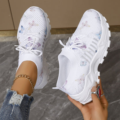 Harlowe | Women’s Orthopedic Floral Chunky Walking Sneakers