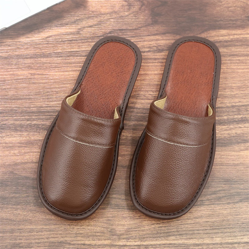 OrthoCare | Classic Leather Slip-On Mule Clogs