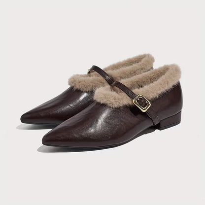 OrthoCare Sheepskin Ankle Shoes - Supportive Strap