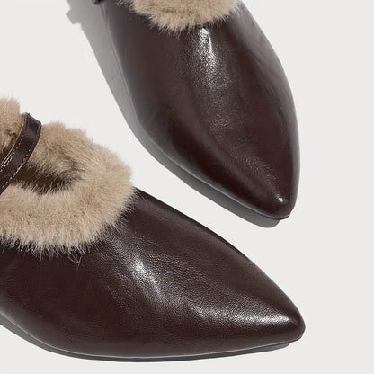 OrthoCare Sheepskin Ankle Shoes - Supportive Strap