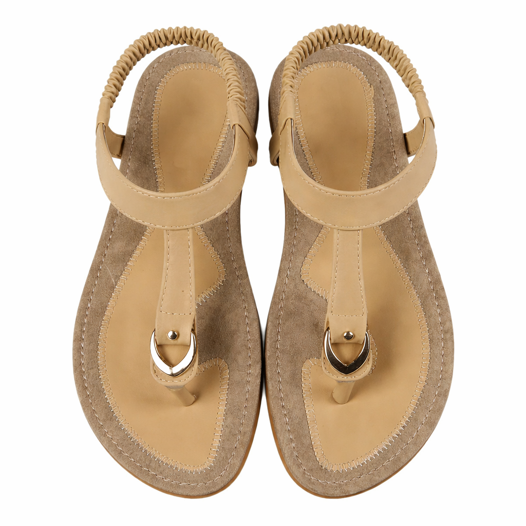 OrthoCare Flat Heel Sandals - Summer Elegance And Comfort