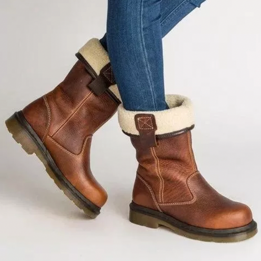 Hayden | Orthopedic Shearling-Lined Winter Leather Boots