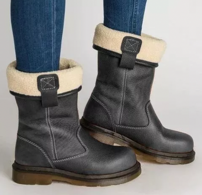 Hayden | Orthopedic Shearling-Lined Winter Leather Boots