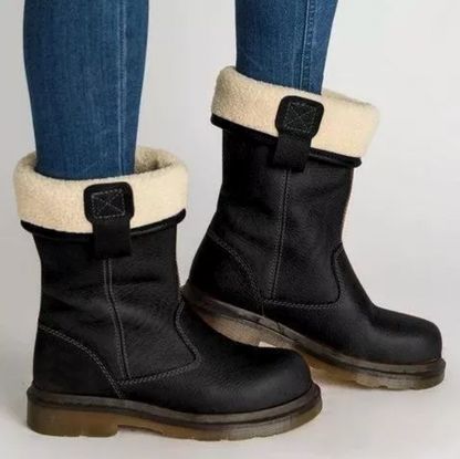 Hayden | Orthopedic Shearling-Lined Winter Leather Boots