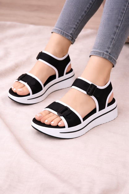 OrthoCare Bandage Design Platform Sandals - Unique Summer