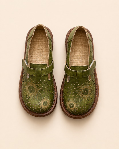 Juliana | Women’s Orthopedic Cutout Leather Comfort Shoes