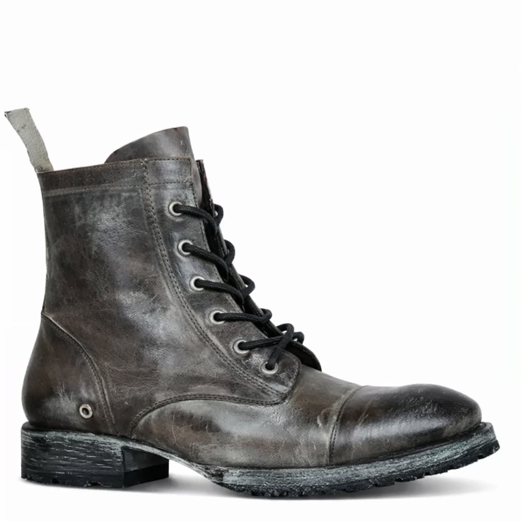 Gala | Men’s Orthopedic Vintage Leather Combat Boots