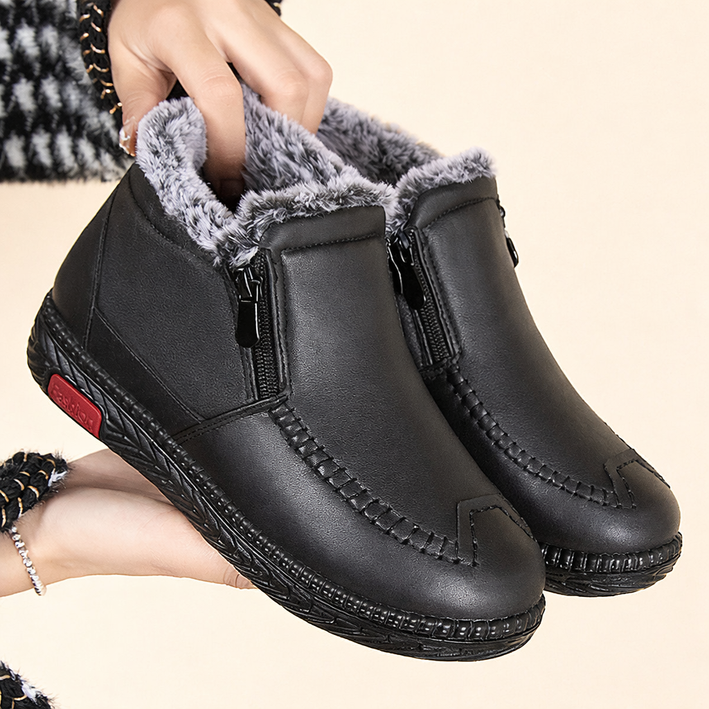 Amanda | Orthopedic Plush-Lined Winter Slip-Ons Boots