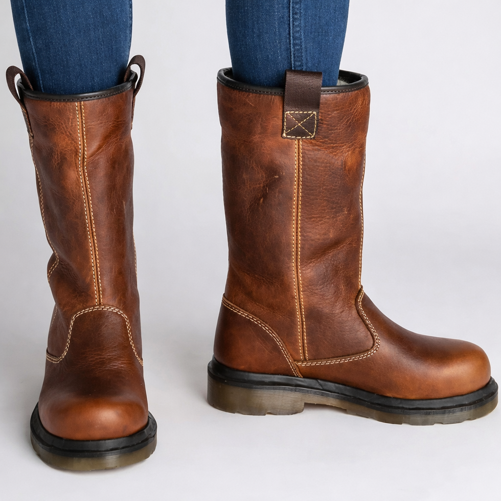 Hayden | Orthopedic Shearling-Lined Winter Leather Boots
