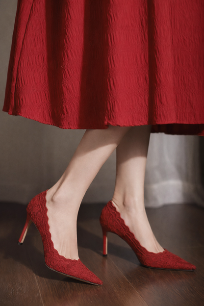 OrthoCare Lace Heels - Elegant Support